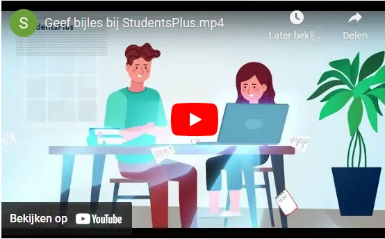 Bijles geven bij StudentsPlus